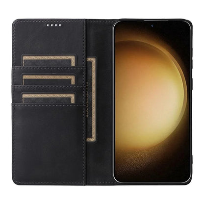 For Samsung Galaxy S23+ Case RFID Blocking Leather Wallet Flip Phone Cover