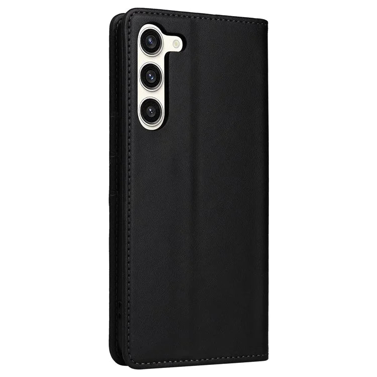 For Samsung Galaxy S23+ Case RFID Blocking Leather Wallet Flip Phone Cover