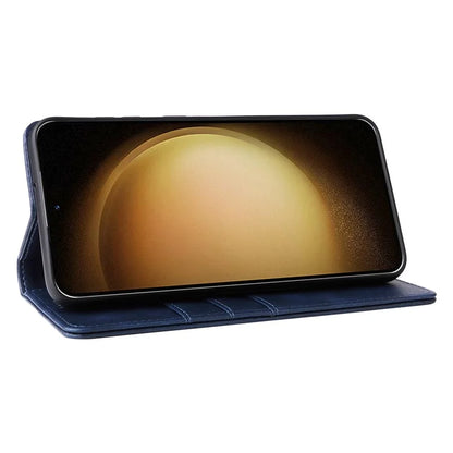 For Samsung Galaxy S23+ Case RFID Blocking Leather Wallet Flip Phone Cover
