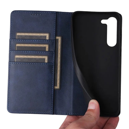For Samsung Galaxy S23+ Case RFID Blocking Leather Wallet Flip Phone Cover