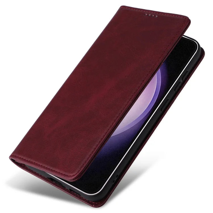 For Samsung Galaxy S23 Case RFID Blocking PU Leather Wallet Stand Phone Cover