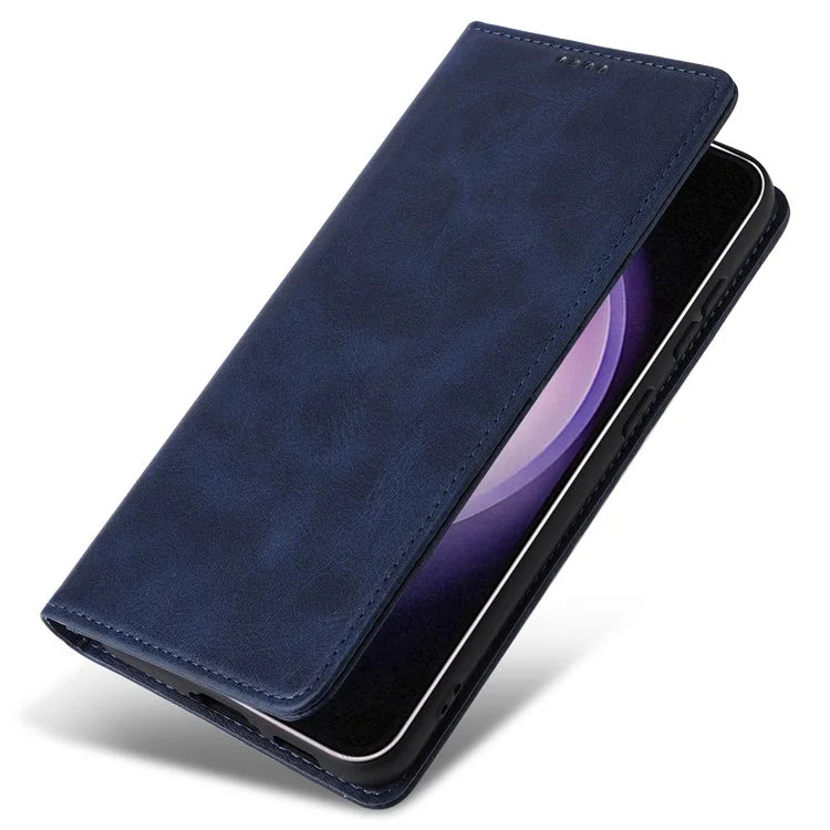 For Samsung Galaxy S23 Case RFID Blocking PU Leather Wallet Stand Phone Cover