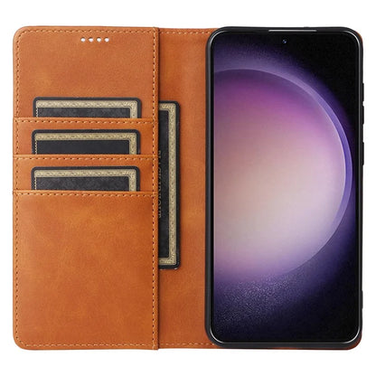 For Samsung Galaxy S23 Case RFID Blocking PU Leather Wallet Stand Phone Cover