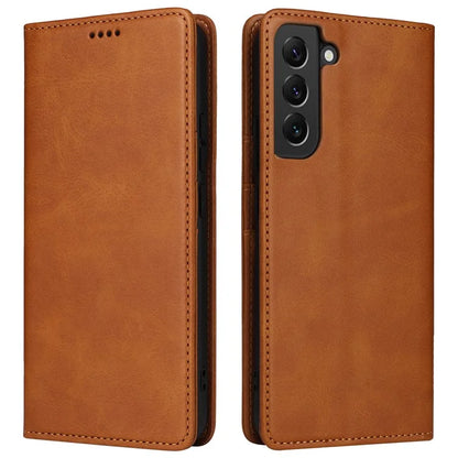 For Samsung Galaxy S22+ 5G Leather Case RFID Blocking Wallet Phone Cover