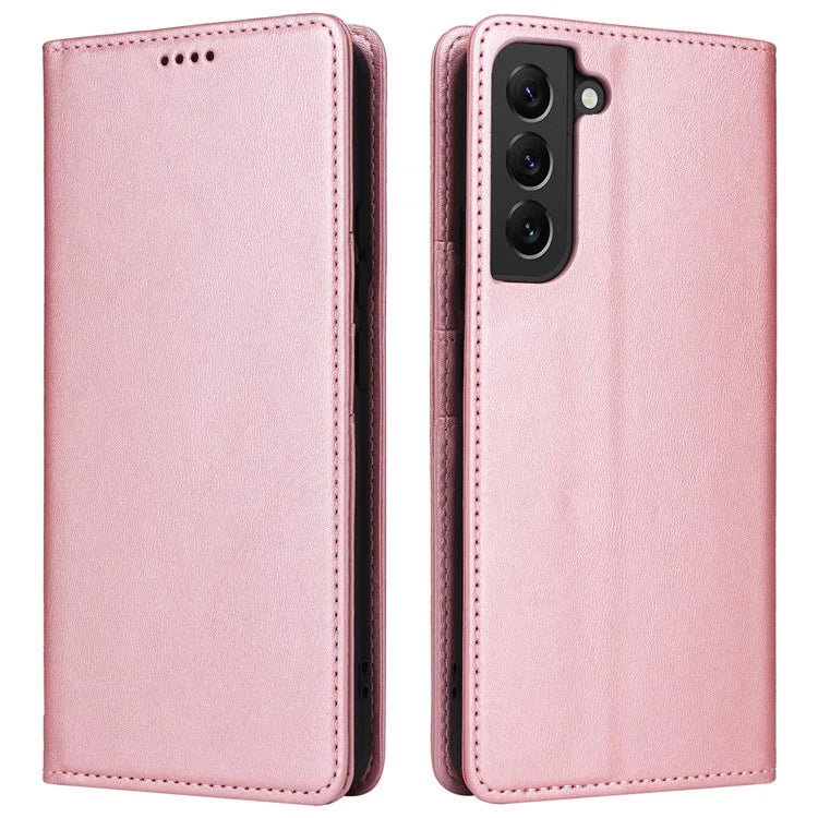 For Samsung Galaxy S22+ 5G Leather Case RFID Blocking Wallet Phone Cover