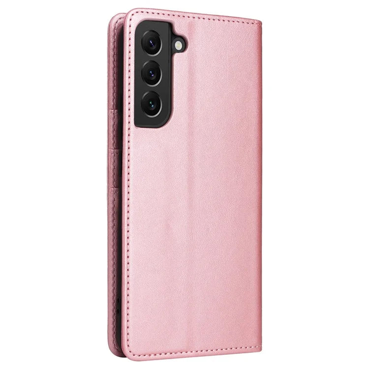 For Samsung Galaxy S22+ 5G Leather Case RFID Blocking Wallet Phone Cover