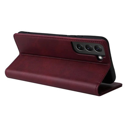 For Samsung Galaxy S22+ 5G Leather Case RFID Blocking Wallet Phone Cover
