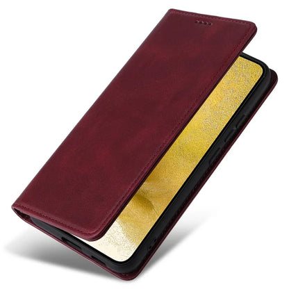 For Samsung Galaxy S22+ 5G Leather Case RFID Blocking Wallet Phone Cover
