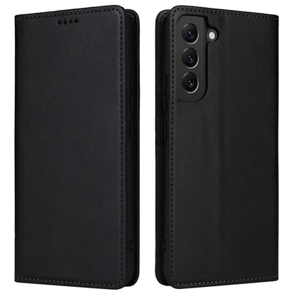 For Samsung Galaxy S22+ 5G Leather Case RFID Blocking Wallet Phone Cover