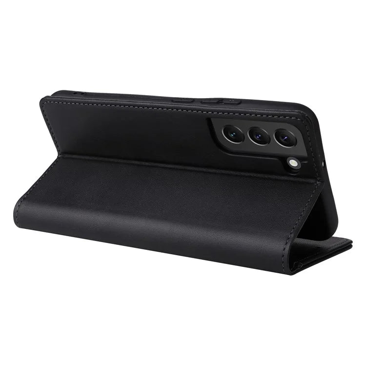 For Samsung Galaxy S22+ 5G Leather Case RFID Blocking Wallet Phone Cover