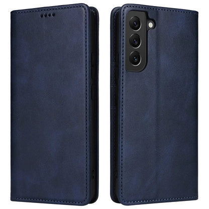 For Samsung Galaxy S22+ 5G Leather Case RFID Blocking Wallet Phone Cover