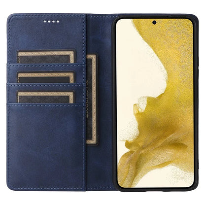 For Samsung Galaxy S22+ 5G Leather Case RFID Blocking Wallet Phone Cover