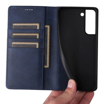 For Samsung Galaxy S22+ 5G Leather Case RFID Blocking Wallet Phone Cover