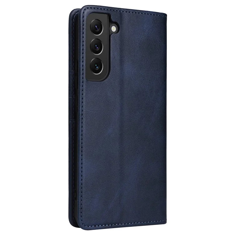 For Samsung Galaxy S22+ 5G Leather Case RFID Blocking Wallet Phone Cover