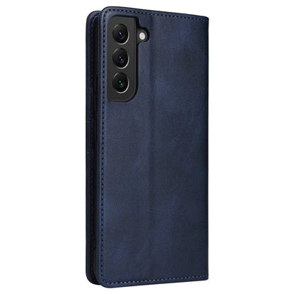 For Samsung Galaxy S22+ 5G Leather Case RFID Blocking Wallet Phone Cover
