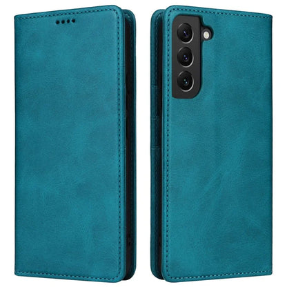 For Samsung Galaxy S22+ 5G Leather Case RFID Blocking Wallet Phone Cover