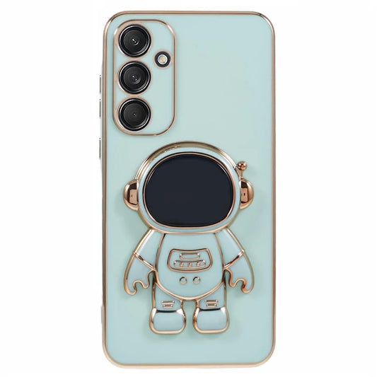 For Samsung Galaxy A55 5G Case Electroplating TPU Astronaut Phone Cover