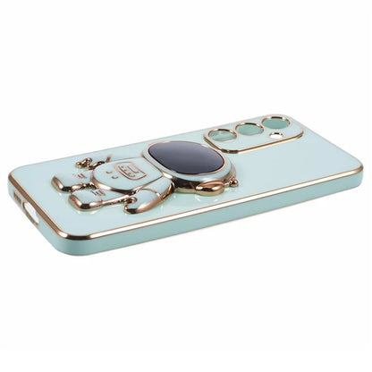 For Samsung Galaxy A55 5G Case Electroplating TPU Astronaut Phone Cover