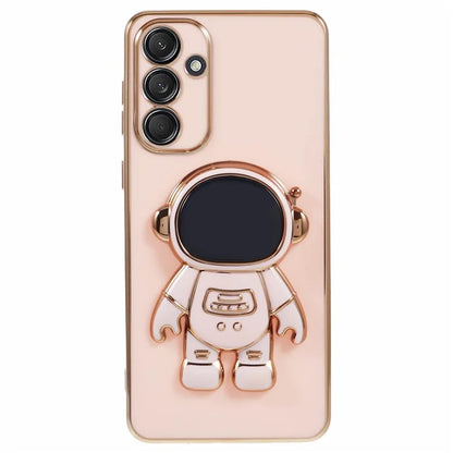 For Samsung Galaxy A55 5G Case Electroplating TPU Astronaut Phone Cover