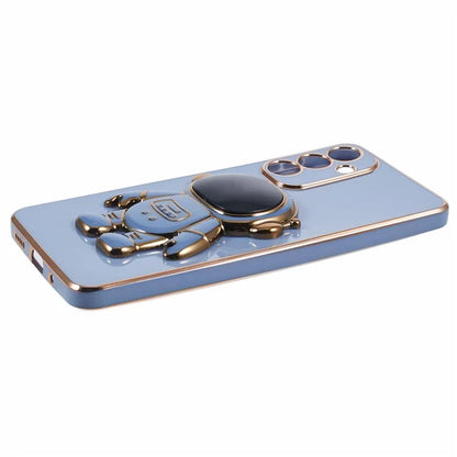 For Samsung Galaxy A55 5G Case Electroplating TPU Astronaut Phone Cover