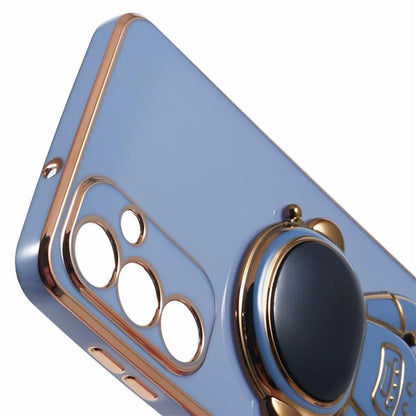 For Samsung Galaxy A55 5G Case Electroplating TPU Astronaut Phone Cover