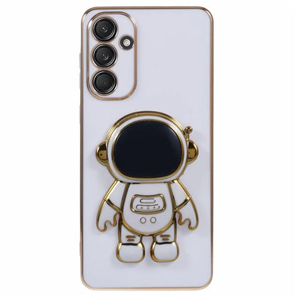 For Samsung Galaxy A55 5G Case Electroplating TPU Astronaut Phone Cover