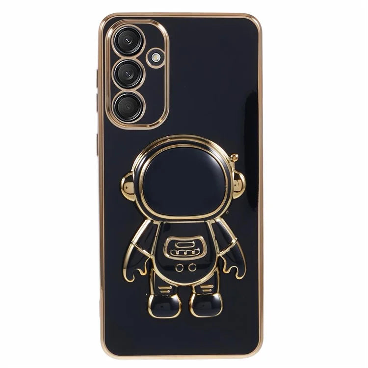 For Samsung Galaxy A55 5G Case Electroplating TPU Astronaut Phone Cover