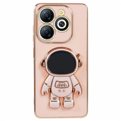 For Infinix Smart 8 4G / Hot 40i / TECNO Spark Go 2024 4G / Spark 20 Case TPU Phone Cover Cartoon Astronaut Kickstand