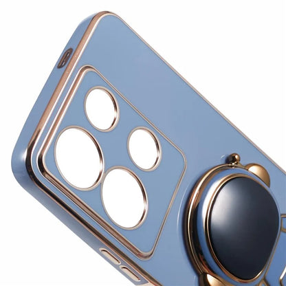 For Infinix Note 30 5G Electroplating Case Astronaut Kickstand TPU Phone Cover
