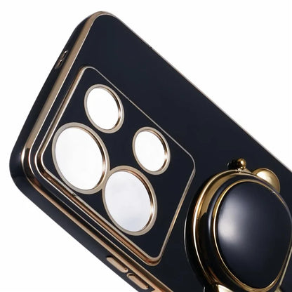 For Infinix Note 30 5G Electroplating Case Astronaut Kickstand TPU Phone Cover