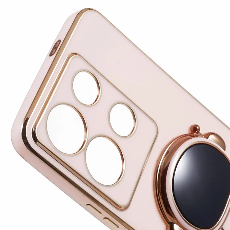 For Infinix Note 30 5G Electroplating Case Astronaut Kickstand TPU Phone Cover