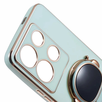 For Infinix Note 30 5G Electroplating Case Astronaut Kickstand TPU Phone Cover