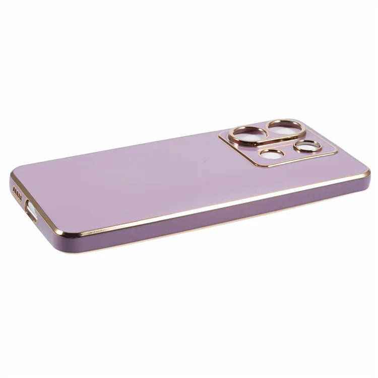 For Xiaomi Redmi Note 13 Pro 5G Case 6D Electroplating Flexible TPU Protective Phone Cover