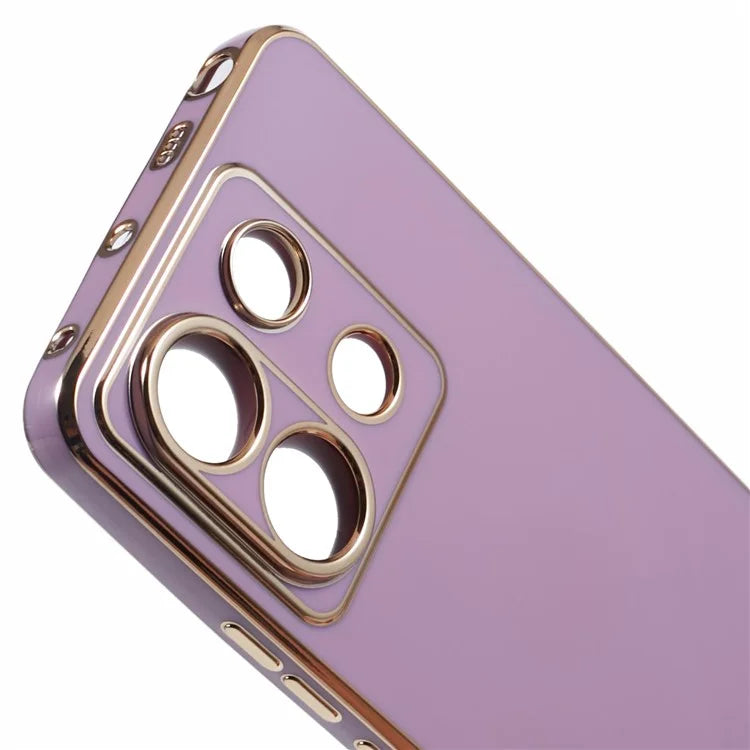 For Xiaomi Redmi Note 13 Pro 5G Case 6D Electroplating Flexible TPU Protective Phone Cover