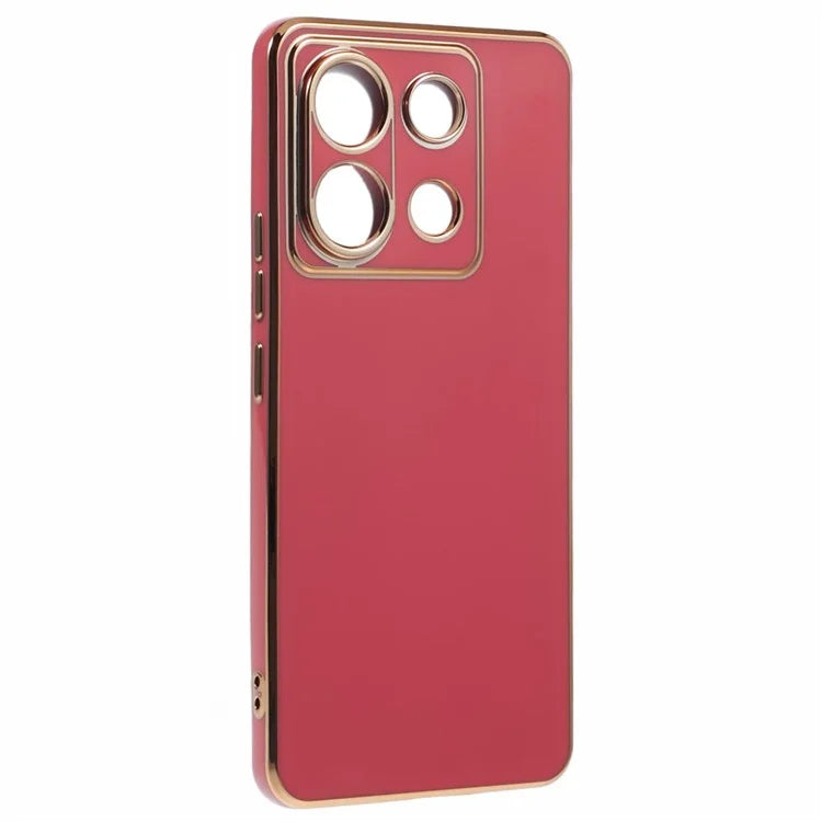 For Xiaomi Redmi Note 13 Pro 5G Case 6D Electroplating Flexible TPU Protective Phone Cover
