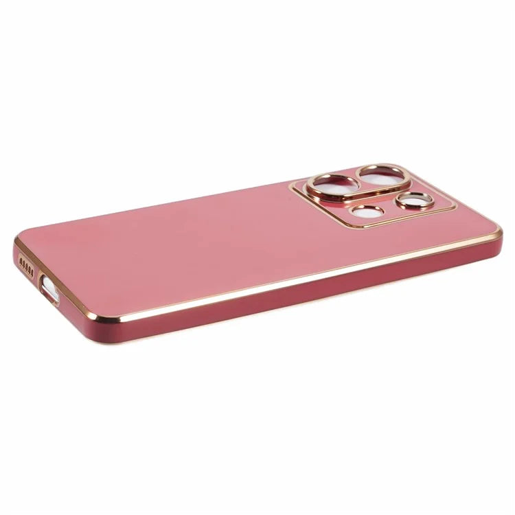 For Xiaomi Redmi Note 13 Pro 5G Case 6D Electroplating Flexible TPU Protective Phone Cover