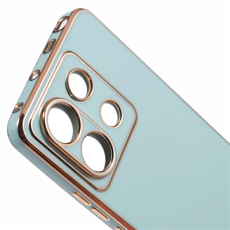 For Xiaomi Redmi Note 13 Pro 5G Case 6D Electroplating Flexible TPU Protective Phone Cover