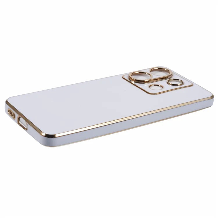 For Xiaomi Redmi Note 13 Pro 5G Case 6D Electroplating Flexible TPU Protective Phone Cover