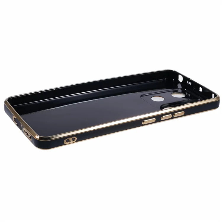 For Xiaomi Redmi Note 13 Pro 5G Case 6D Electroplating Flexible TPU Protective Phone Cover