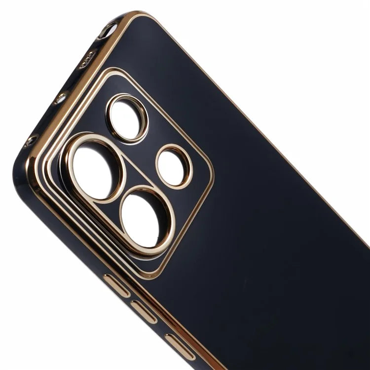 For Xiaomi Redmi Note 13 Pro 5G Case 6D Electroplating Flexible TPU Protective Phone Cover