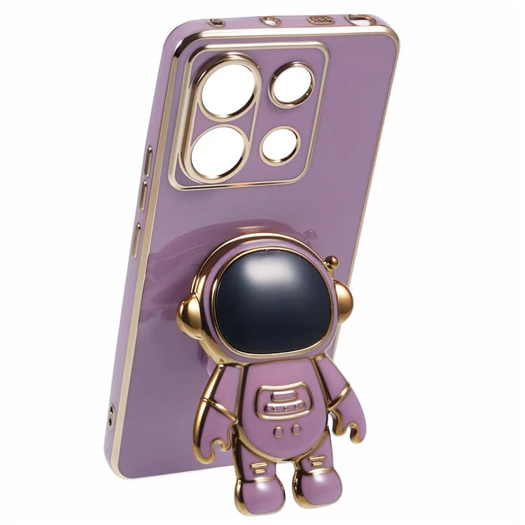 For Xiaomi Redmi Note 13 Pro 5G Case Astronaut Hidden Kickstand  TPU Phone Cover