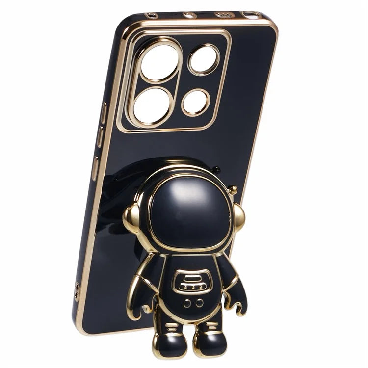 For Xiaomi Redmi Note 13 Pro 5G Case Astronaut Hidden Kickstand  TPU Phone Cover