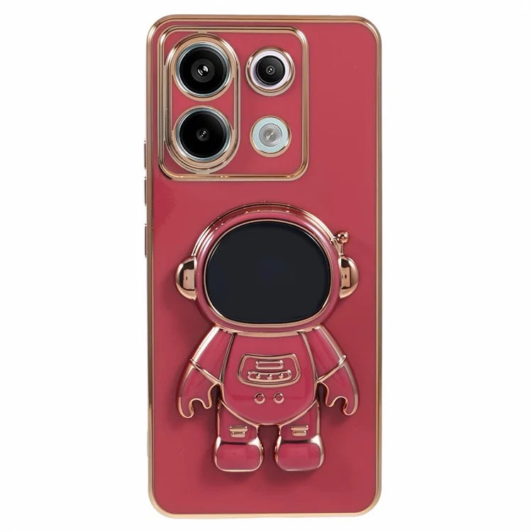 For Xiaomi Redmi Note 13 Pro 5G Case Astronaut Hidden Kickstand  TPU Phone Cover