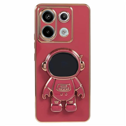 For Xiaomi Redmi Note 13 Pro 5G Case Astronaut Hidden Kickstand  TPU Phone Cover