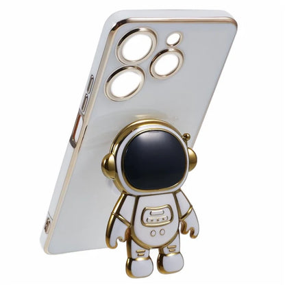 For TECNO Spark 10 Pro Case Astronaut Kickstand TPU Phone Cover Camera Protection