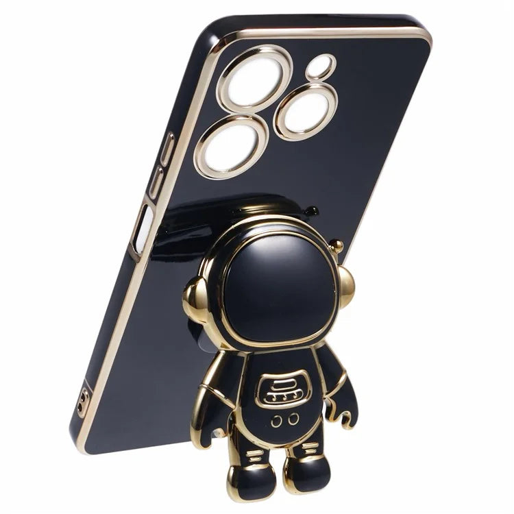 For TECNO Spark 10 Pro Case Astronaut Kickstand TPU Phone Cover Camera Protection