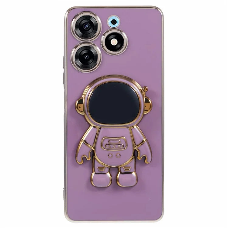 For TECNO Spark 10 Pro Case Astronaut Kickstand TPU Phone Cover Camera Protection