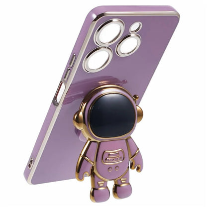 For TECNO Spark 10 Pro Case Astronaut Kickstand TPU Phone Cover Camera Protection