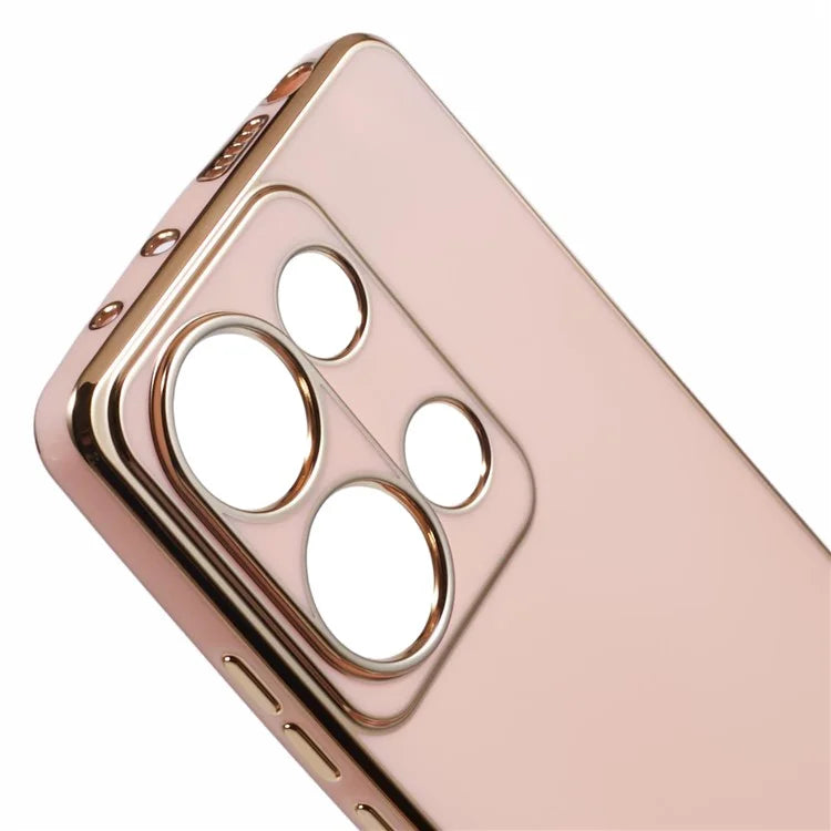 For Xiaomi Redmi Note 13 Pro 4G / Poco M6 Pro 4G Case TPU Phone Cover 6D Electroplating Aesthetic Trendy