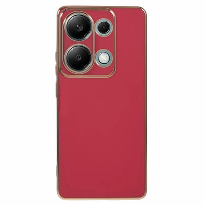For Xiaomi Redmi Note 13 Pro 4G / Poco M6 Pro 4G Case TPU Phone Cover 6D Electroplating Aesthetic Trendy